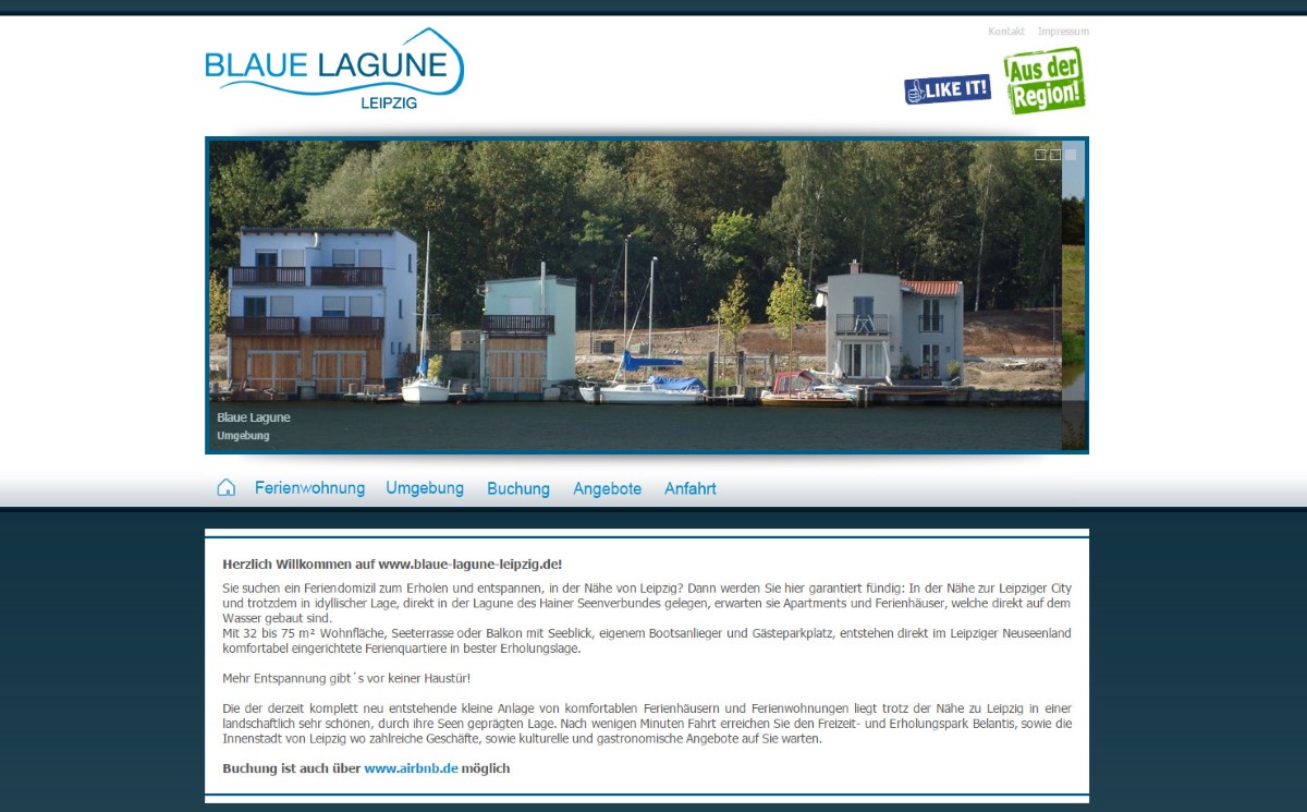 Blaue Lagune Leipzig - Ferienhaus am See
